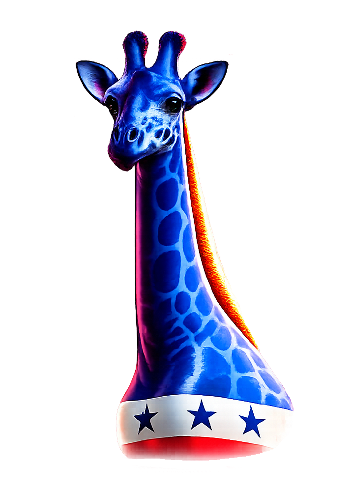 The Giraffe Vision California Journey emblem